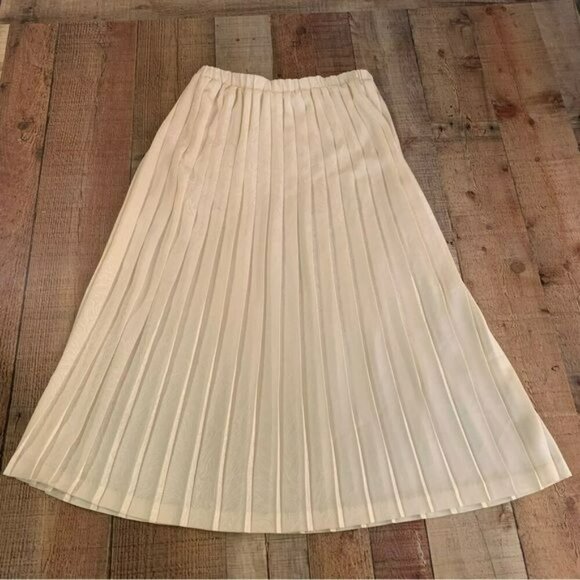 In the Mood vintage grandma core pale yellow lace blouse with skirt size 12 - Picture 13 of 13